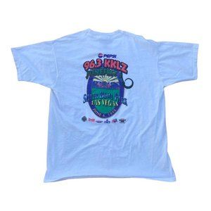 Vintage 90s Las Vegas Silver Bowl Graphic Tee Men's Size XL